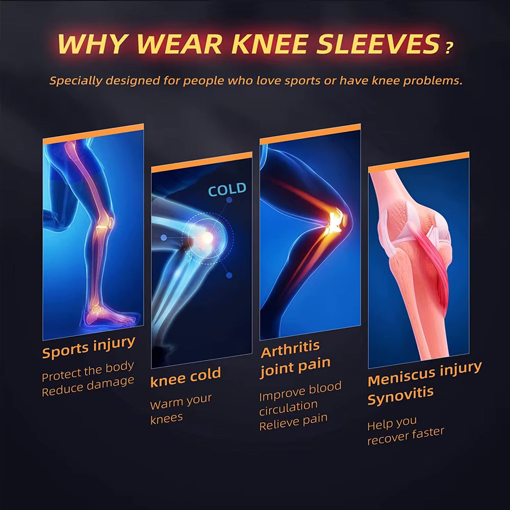 Copper Compression Knee Support Sleeve for Pain Relief, Sports, Daily Support & Recovery