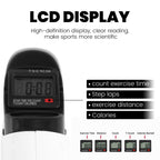 Mini Under-Desk Portable Exercise Pedals for Legs & Arms with LCD Display