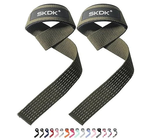 Heavy-Duty Weightlifting Wrist Straps - Non-Slip Silicone Grip - Deadlifts, Gym, CrossFit