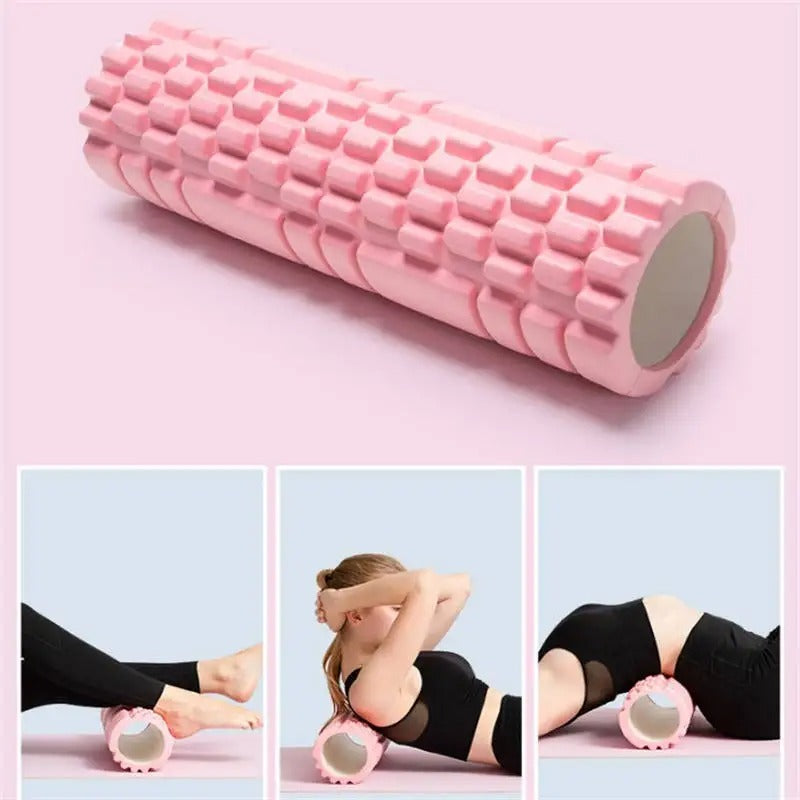 Deep Tissue Grid Foam Massage Roller for Pain Relief and Muscle Therapy