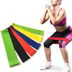 5 Piece TPE Resistance Band Set - Non-Slip Elastic Loop for Glutes, Hips & Legs