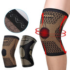 Copper Compression Knee Support Sleeve for Pain Relief, Sports, Daily Support & Recovery