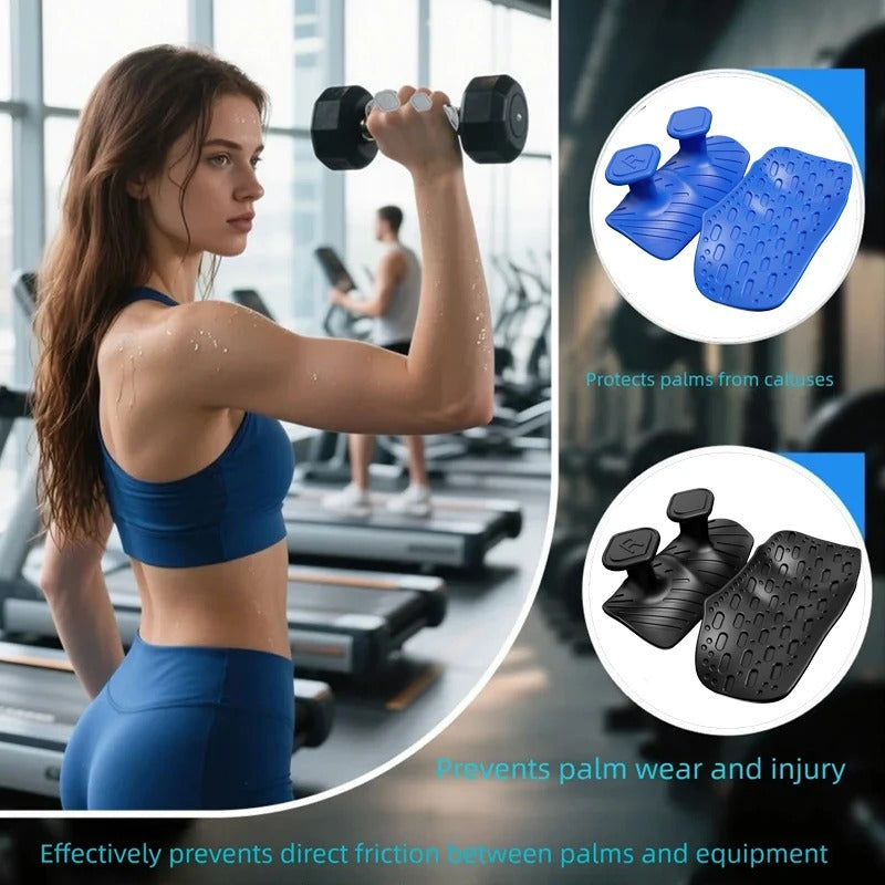 Anti-Slip Silicone Grips for Weightlifting & Palm Protection
