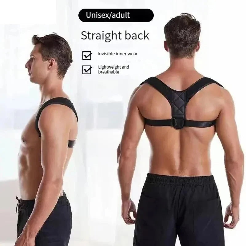 Adjustable Back Posture Corrector - Shoulder & Spine Support Brace