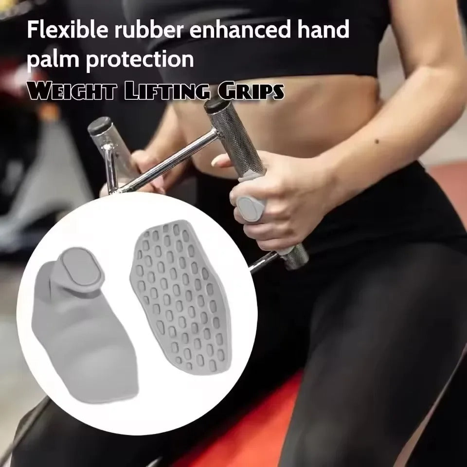 Anti-Slip Silicone Grips for Weightlifting & Palm Protection