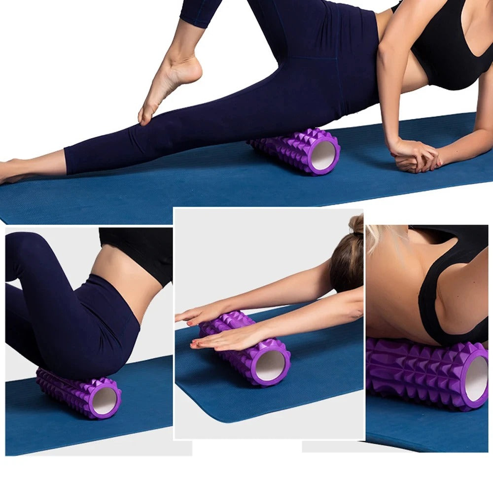 Deep Tissue Grid Foam Massage Roller for Pain Relief and Muscle Therapy