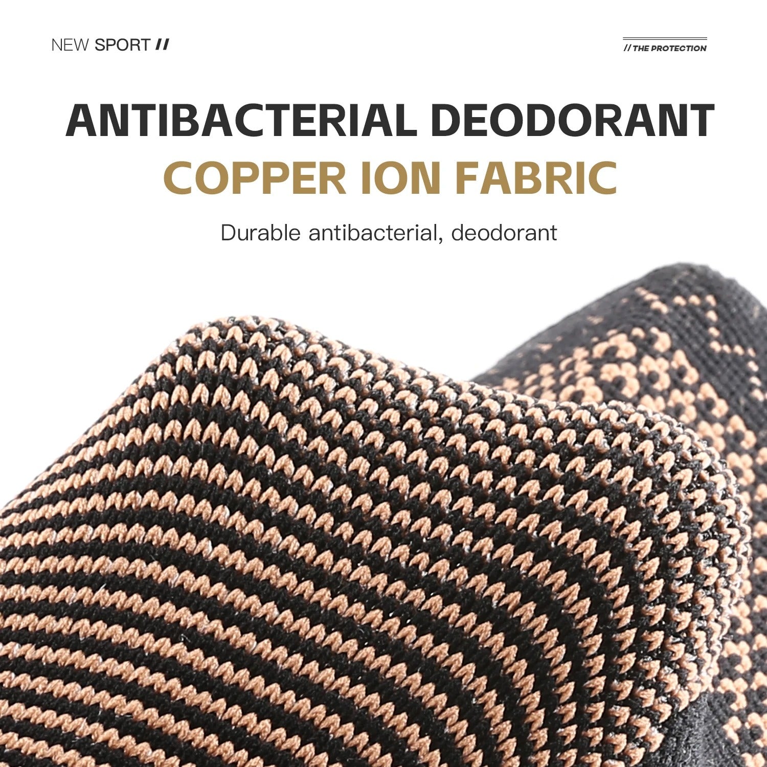 Copper Compression Ankle Support Sleeve for Foot Pain, Sports Recovery, Injury & Stability