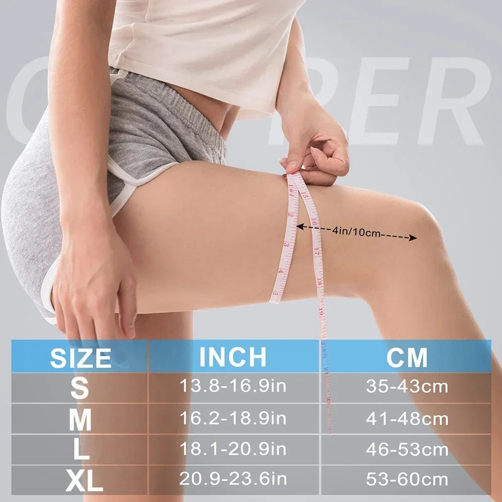 Copper Compression Knee Support Sleeve for Pain Relief, Sports, Daily Support & Recovery