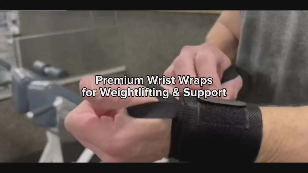 Premium Wrist Support Heavy-Duty Weightlifting & Fitness Wraps